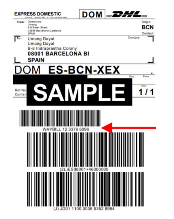 Print Label Sample