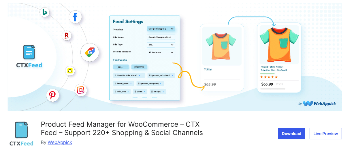 Product Feed Manager for WooCommerce