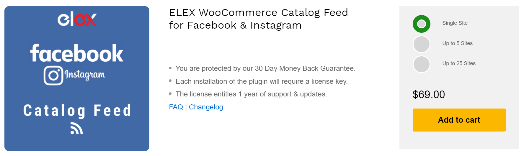 WooCommerce Catalog Feed Plugins for Facebook | ELEX WooCommerce Catalog Feed for Facebook & Instagram