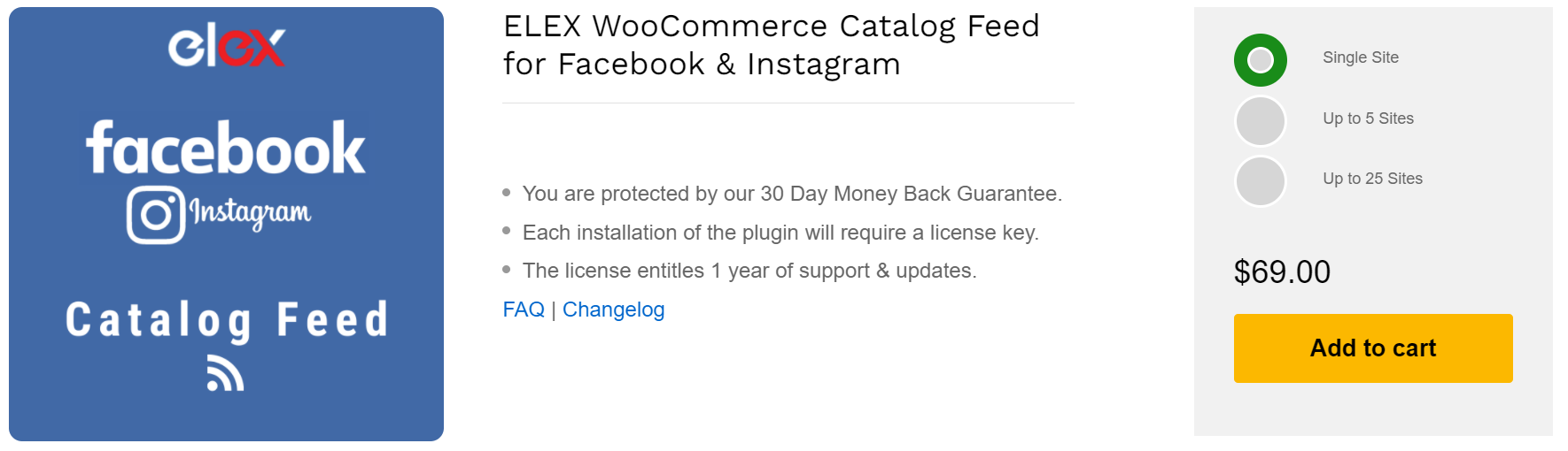 ELEX WooCommerce Catalog Feed for Facebook & Instagram Plugin: Getting Started