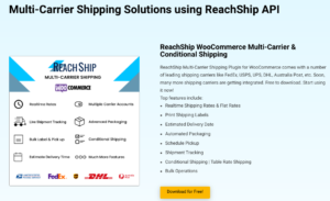 ReachShip WooCommerce Multi-Carrier & Conditional Shipping Plugin