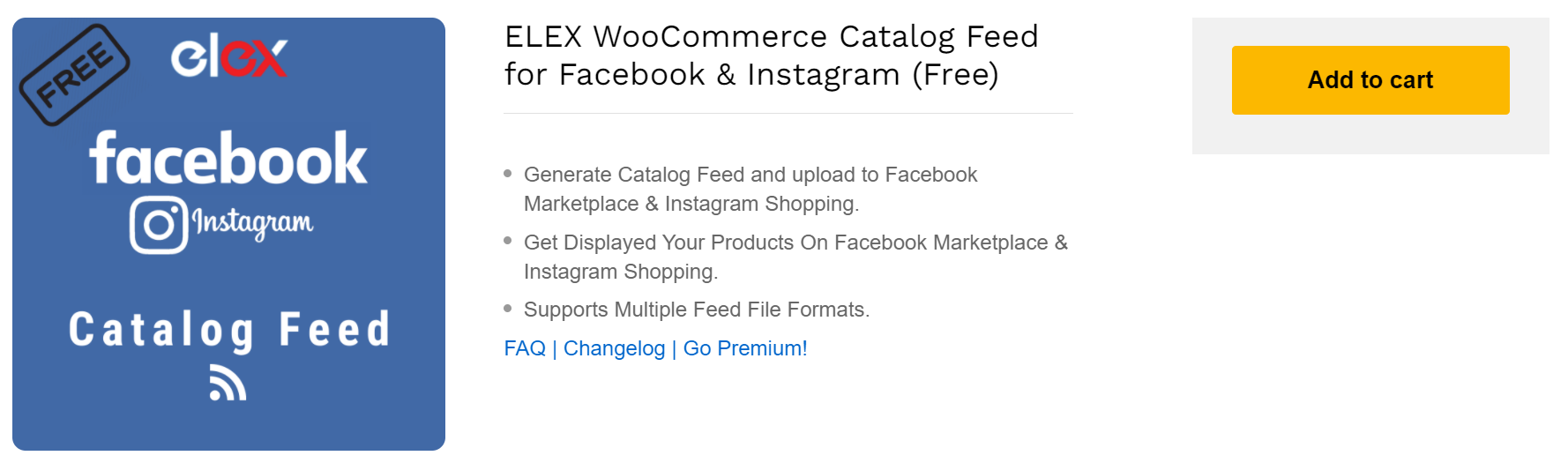 ELEX WooCommerce Catalog Feed for Facebook & Instagram | Facebook marketplace