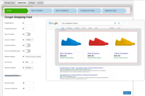 display products on Google
