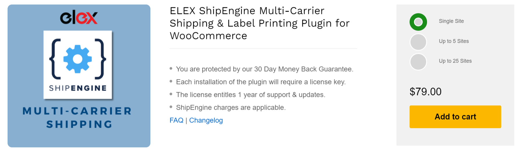 ELEX ShipEngine Multi-Carrier Shipping & Label Printing Plugin