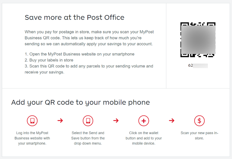 use your MyPost Business Account at a Post Office
