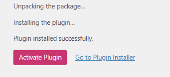 Activating the Plugin