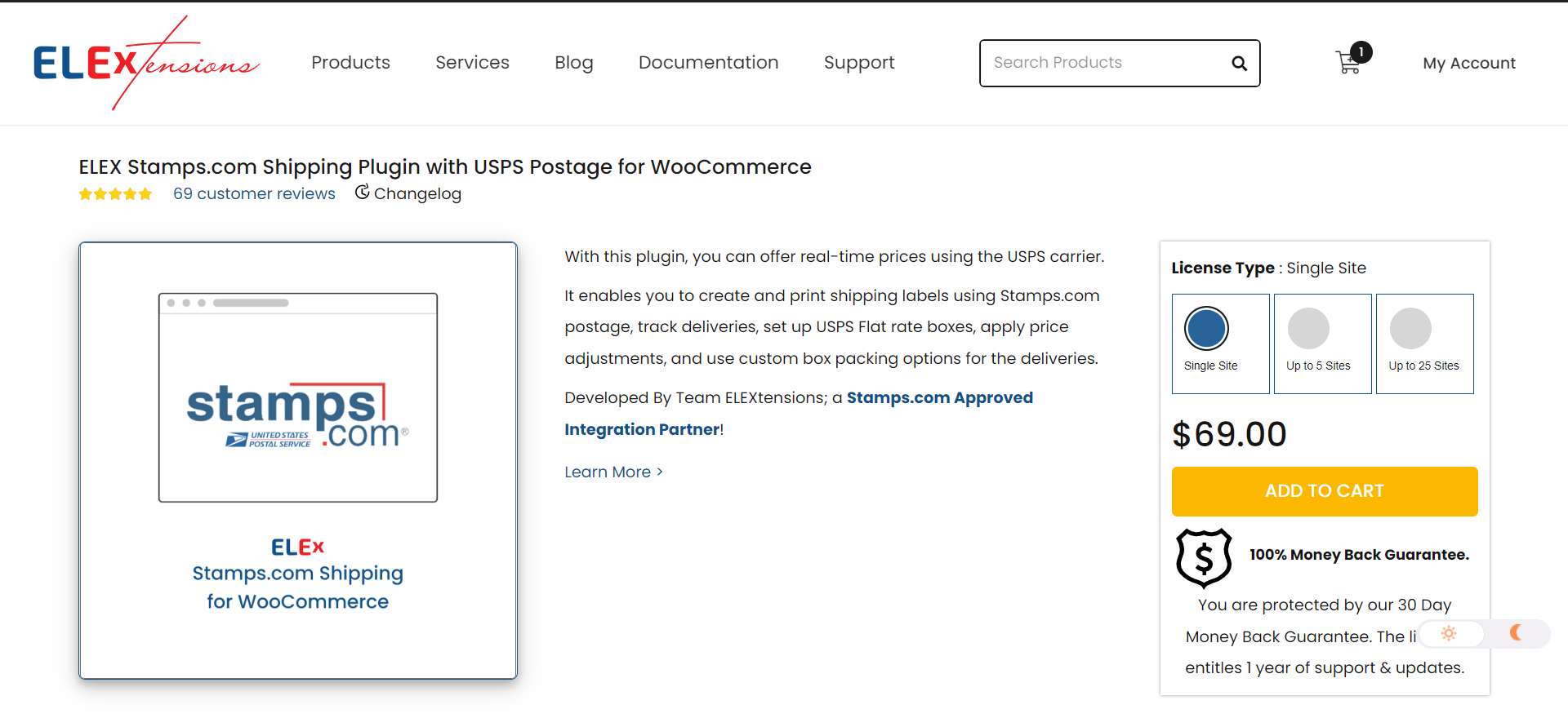 ELEX Stamps.com Shipping Plugin with USPS Postage for WooCommerce