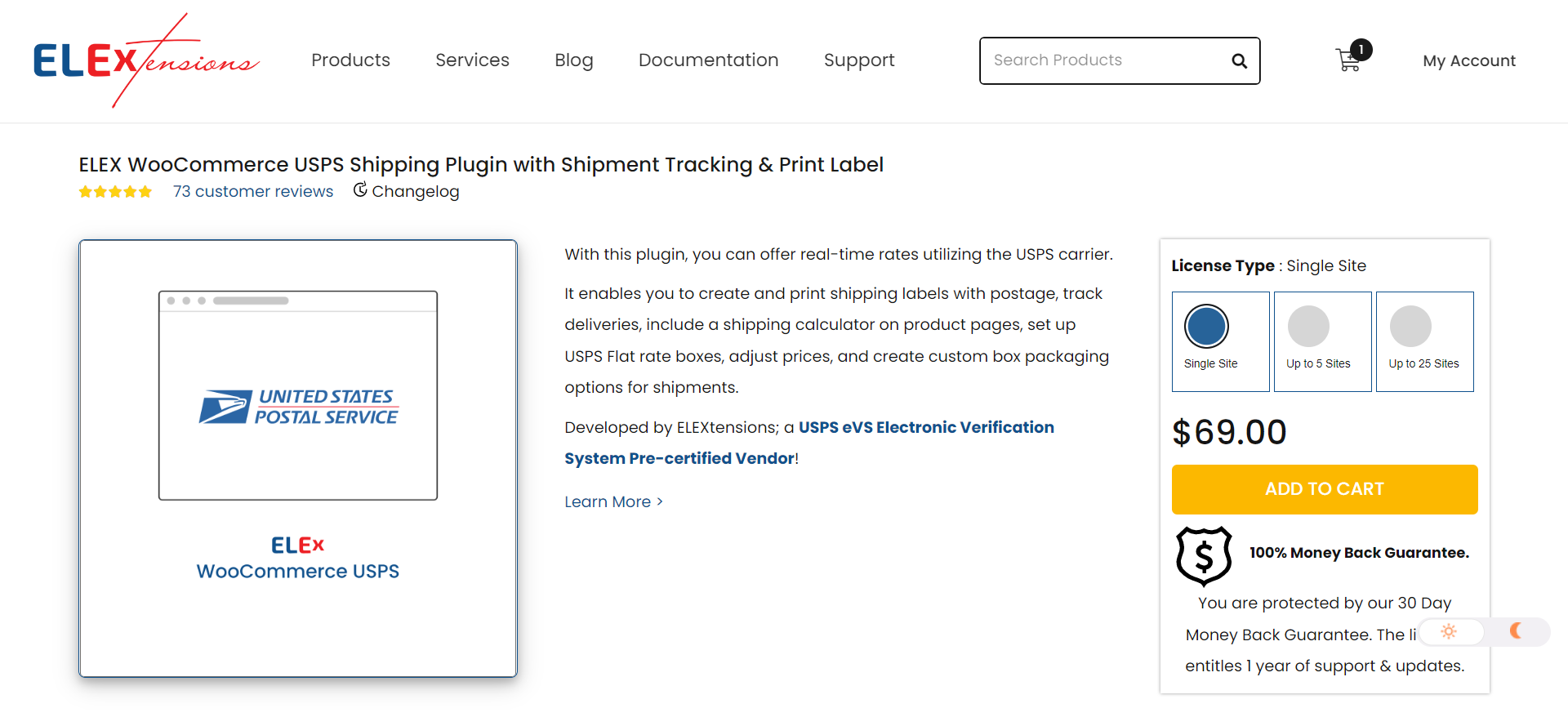ELEX WooCommerce USPS Shipping Plugin with Shipment Tracking & Print Label