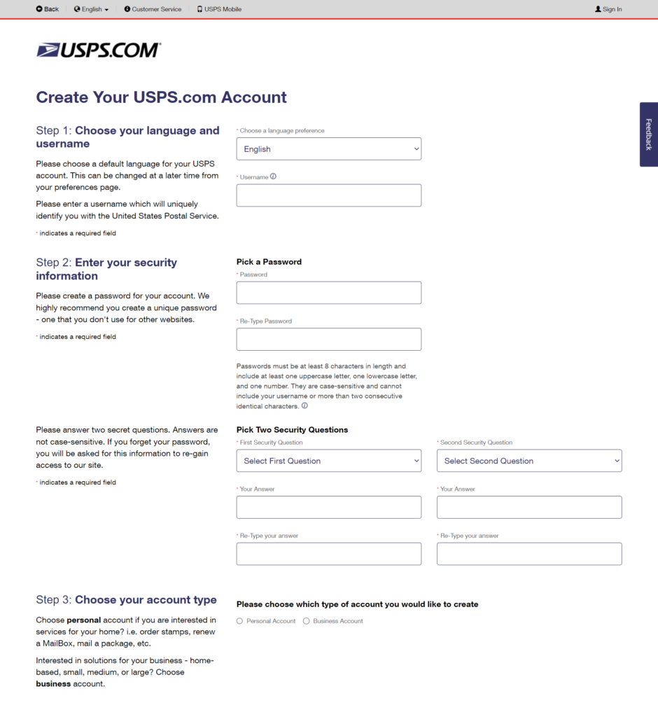 How to get a usps account number step by step instructions elextensions