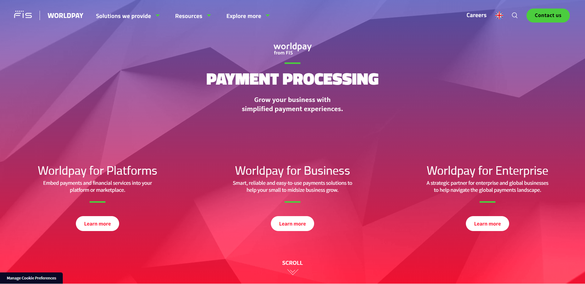 Worldpay payment gateway