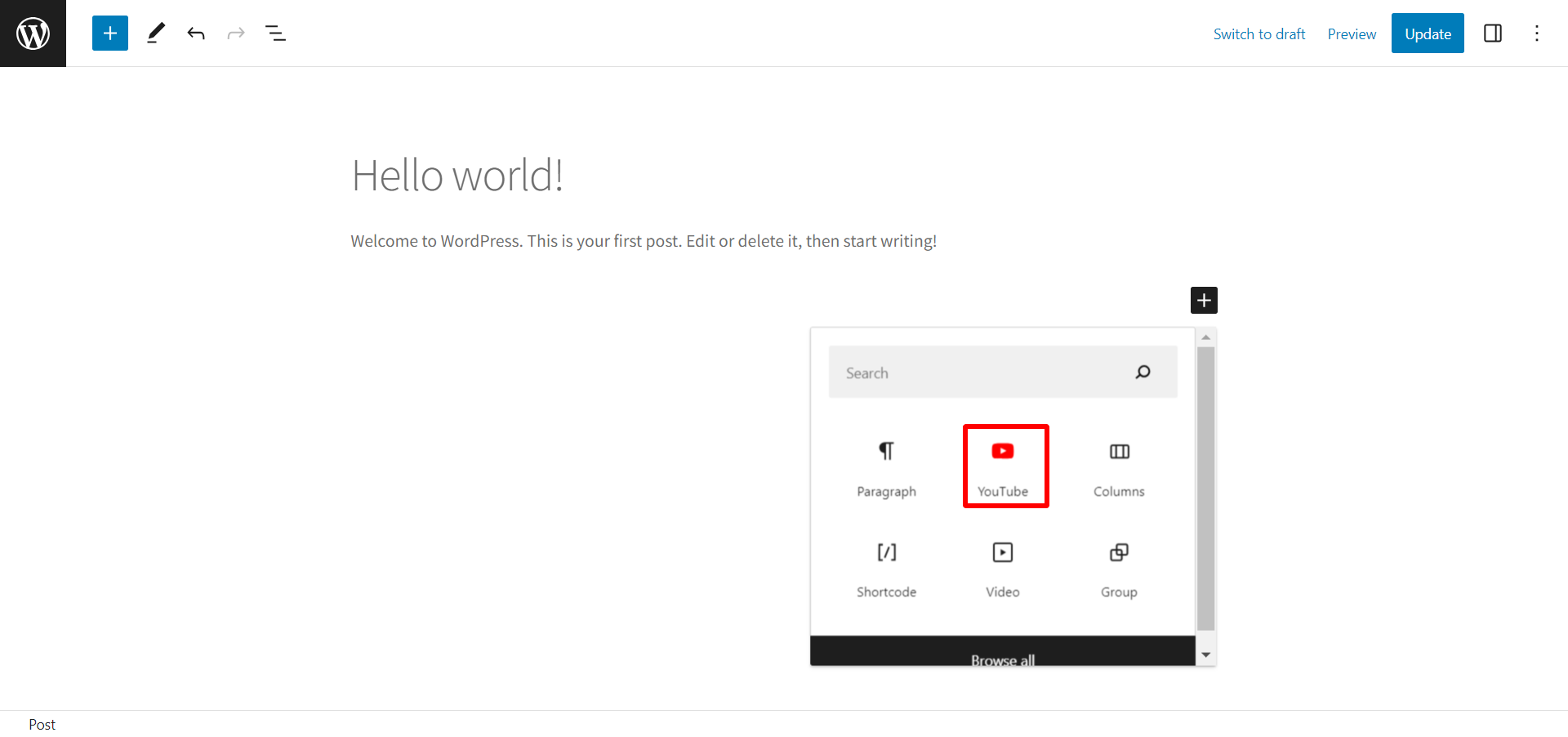 How to Embed a YouTube Shorts Video Into WordPress? - ELEXtensions