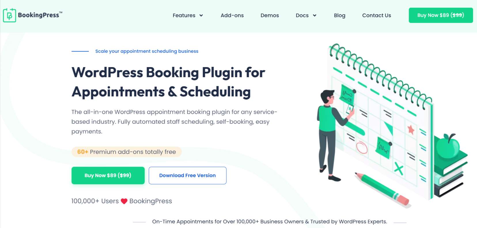 WordPress Booking Plugin for Appointments & Scheduling
