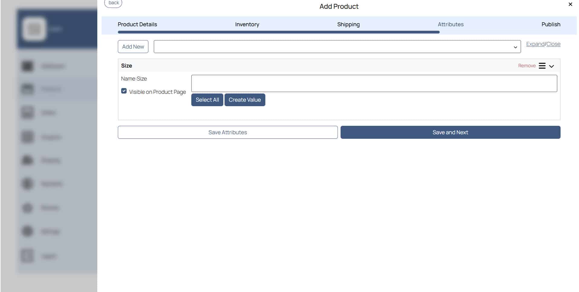 Setting attributes