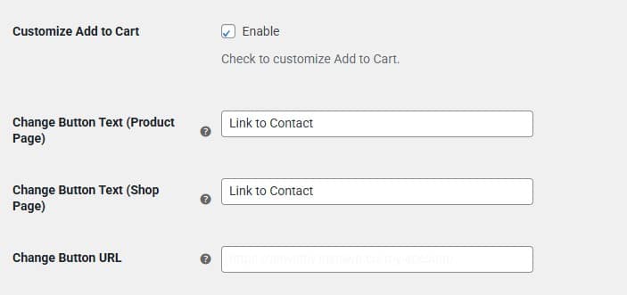 customizing add to cart