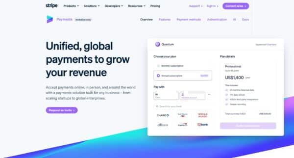 stripe payment gateway