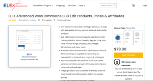 ELEX WooCommerce Bulk Edit plugin