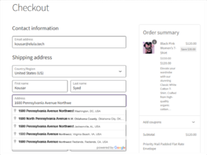 Suggestions messages page