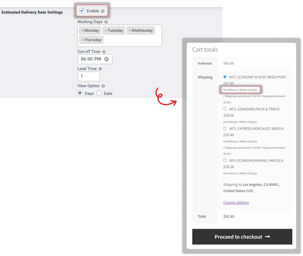 Australia Post Delivery ETA