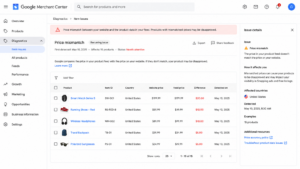 Price Mismatch Between Website and Feed